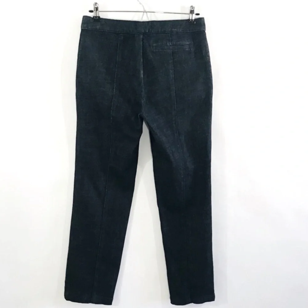 TORY BURCH Slim Cropped Stretch Twill Jeans Dark Wash